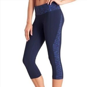 ATHLETA Womens Splits Revelation Capri Leggings Size XSmall Navy Blue